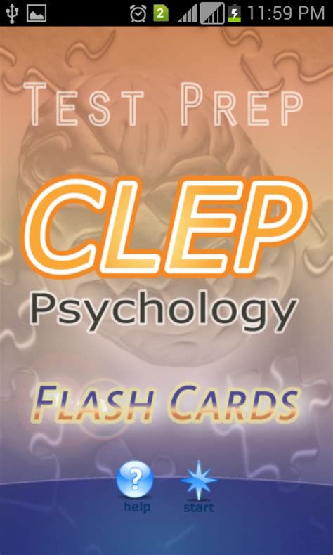 psychology clep flash cards